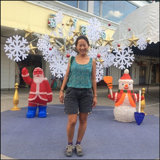 Ambiance de noël à 36 degrés C à l'ombre. ;-) 