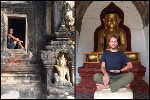 You can have a temple for yourself there are so many of them. There are temples as far as the eye can see, it's  amazing! 