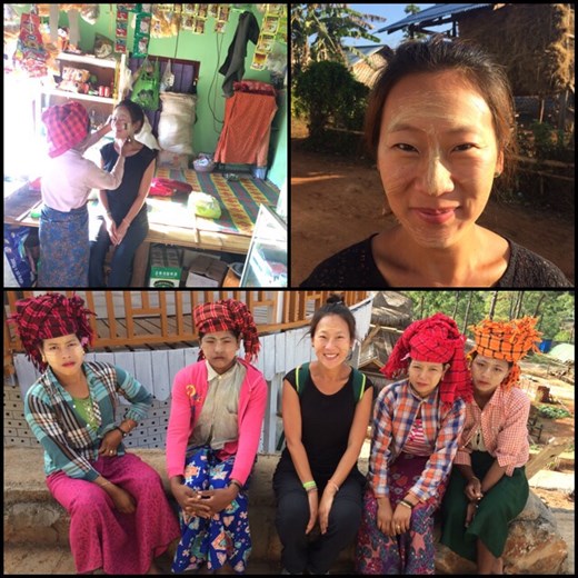 Thanaka, best eco-friendly cosmetic, it's made from trees. All Myanmar children and women wear this on their face. 
http://www.mymagicalmyanmar.com/coverstory/thanaka-myanmars-fragrant-versatilecosmetic/