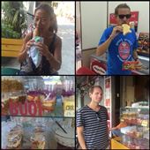 Nous essayons de manger une chose nouvelle chaque jour comme la glace sandwich en forme de poisson, ou le dessert gluant de toutes les couleurs et le fameux Banh Mi dans toutes ses déclinaisons. : by finally, Views[269]