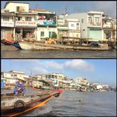 Autre marché flottant le deuxième jour passé dans le delta du Mékong. : by finally, Views[605]