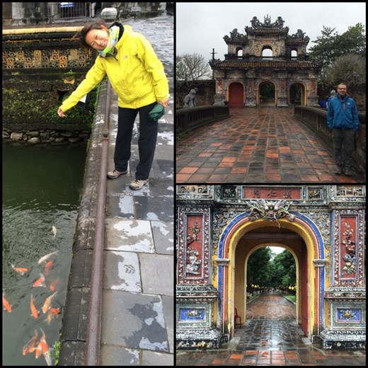 Visit of the imperial city of Hué. 