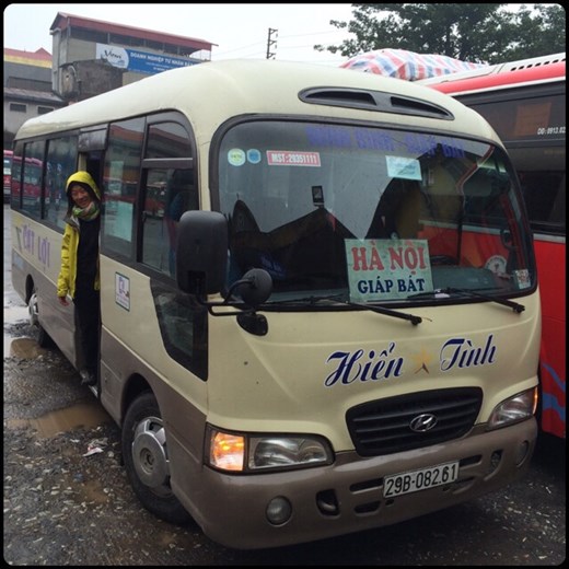 Bus local pour Hanoi depuis Ninh Binh. 