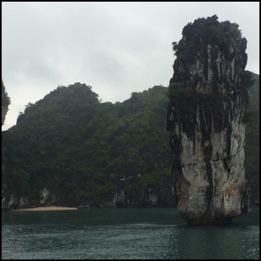 Surprenante formation géologique. 