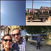 Frontback with the blue blue sky! :-) Interesting vehicles in Laos. : by finally, Views[289]