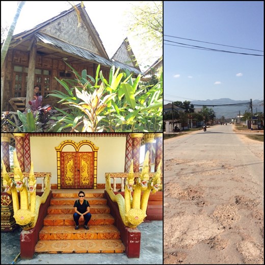 Quiet town of Muang Sing located at 10 km from the Chinese border. 