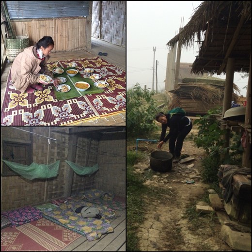 Life at our very basic homestay. Great experience! 