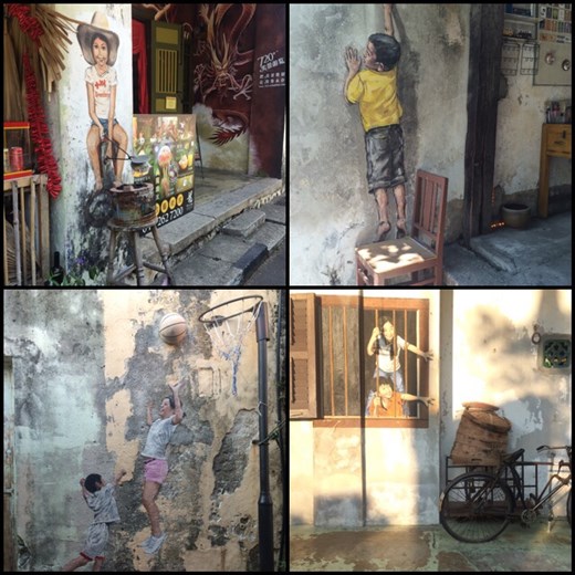 Le street art à Georgetown était très chouette! 