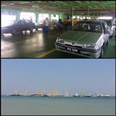 Comme le ferry de Staten Island à New York avec New Jersey que l'on devine dans le fond. ;-) Nous prenions le bateau de l'île de Penang jusqu'à la station de bus qui se trouve sur la terre ferme pour les îles Perhentian. : by finally, Views[406]