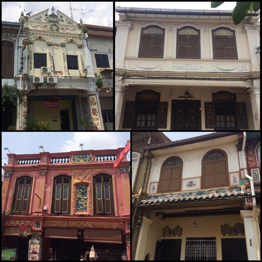 Architecture typique à Malacca 