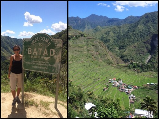 Le célèbre amphithéâtre de rizières en terrasse à Batad. 