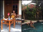 In Ubud, splurging for less than $30 per night in a nice hotel, even with a swimming pool. ;-) It's what life would be like on a regular vacation... :-): by finally, Views[736]