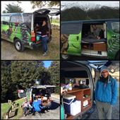 Camper van qui fait tout: lit, salon, même que AF a fait la vaisselle sur la pointe des pieds :-( : by finally, Views[406]