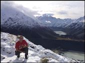 Randonnée qui s'est finie dans la neige avec la vue sur le Mont Cook et son glacier. : by finally, Views[284]