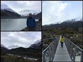 Randonnée jusqu'au glacier du Mont Cook avec même des petits icebergs qui flottaient sur le lac glacière. : by finally, Views[280]