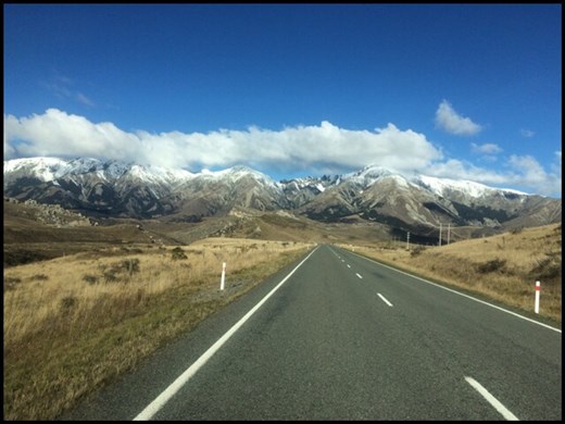 Au revoir les superbes paysages montagneux de NZ!!! A une prochaine fois peut-être. :-) 