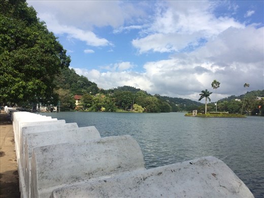 Lake in Kandy. 