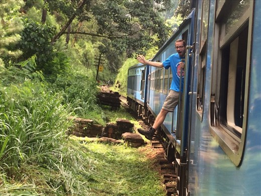 One of the most scenic train ride in the world from Kandy to Ella. 