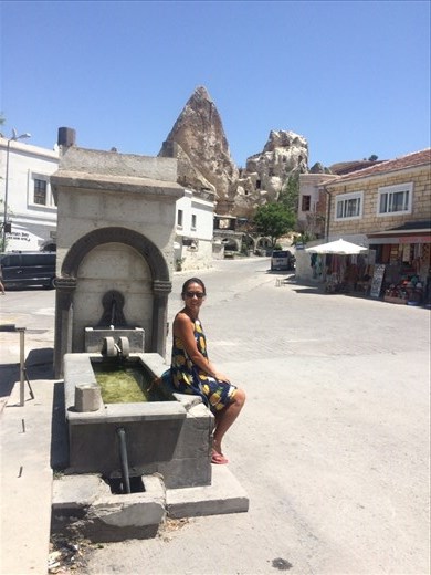 On s'enfonce dans les terres, ici à Göreme en Capaddoce. 