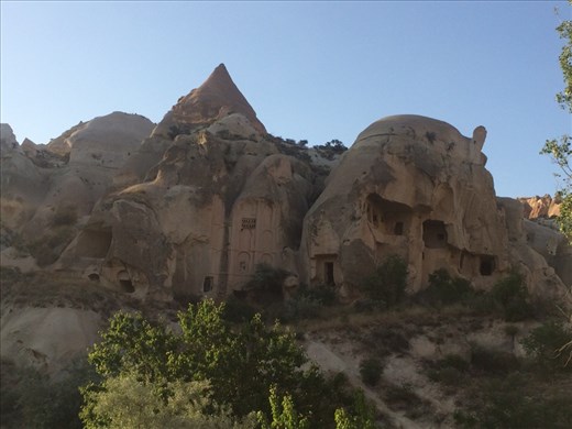 Église troglodyte rupestre. 