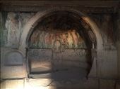 Fresque bien conservée de l'église troglodyte de la photo précédente. En plus, il fait frais à l'intérieur. : by finally, Views[586]