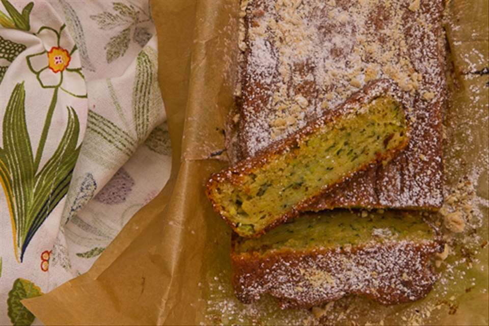 Spring zucchini cake