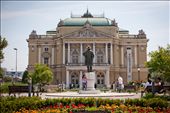 This is the town called Rijeka (river). It is a town of culture, kind people and  fishermen. On the picture is shown Croatian National Theater “Ivan Pl. Zajc” which is second largest in Croatia, after theater in capital city of Croatia, Zagreb. : by fiume, Views[700]
