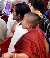 Young monk watching the wrestling: by flyingpiglet, Views[675]
