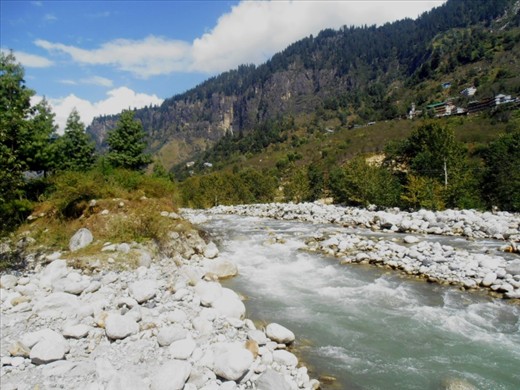 The wild Beas River, Manali