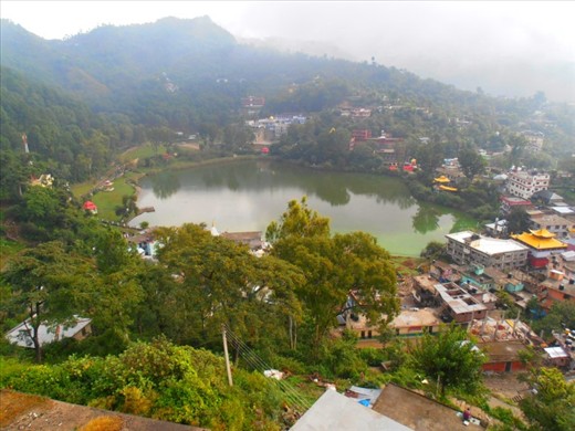 Rewalsar Lake from the statue of Guru Rimpoche