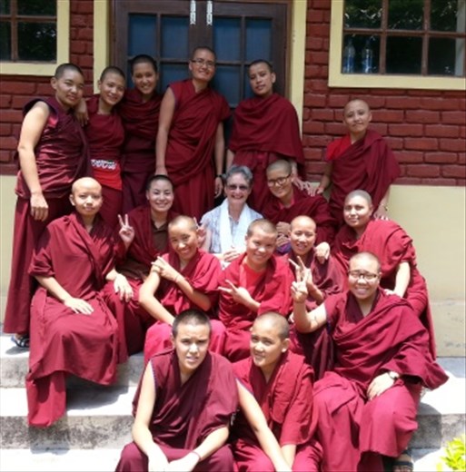 Farewell photo with some of my students.