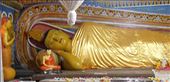 Cheery reclining Buddha at Dalada Maligawa, Kandy: by flyingpiglet, Views[573]