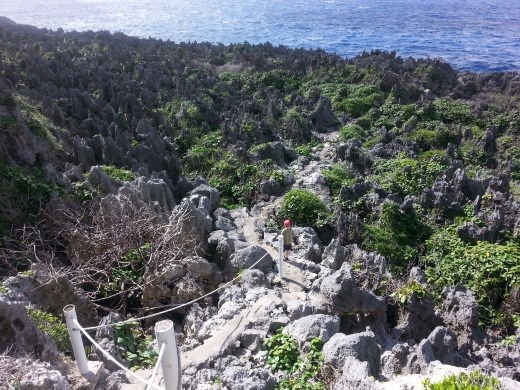 The pinnacles leading to Togo Chasm. A weird 