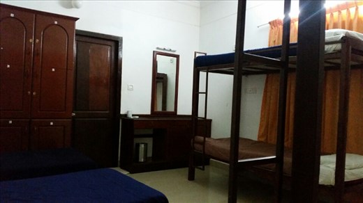 Empty dorm room...so much for meeting like minded travellers!!! Although at least I can cry alone haha 😯!!