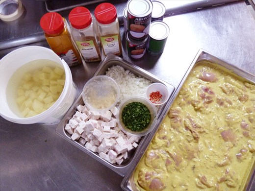 Chicken Marinade, Trini Roti