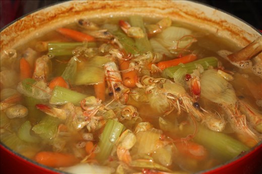 Homemade Shrimp Stock