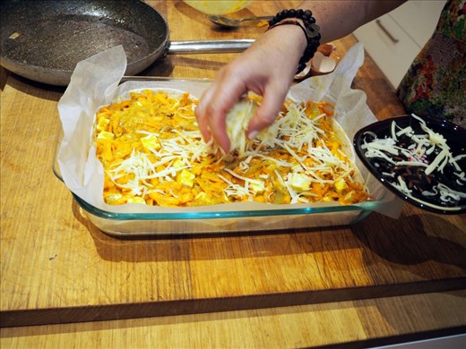 Finishing touches time to bake