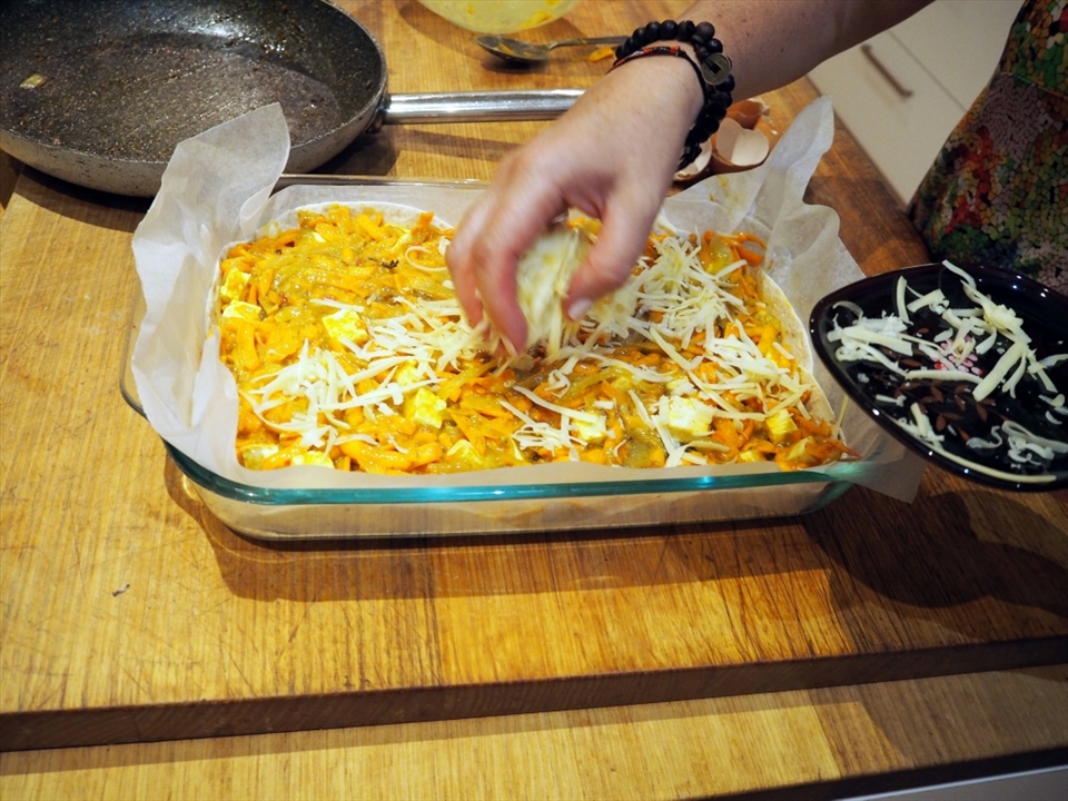 Finishing touches time to bake