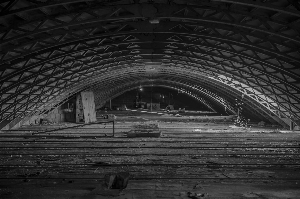 This is the shed where there was the assembly line.