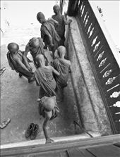 After their chores, novice monks are released to play, Hti Thein Monastery. : by fosterfoto, Views[544]