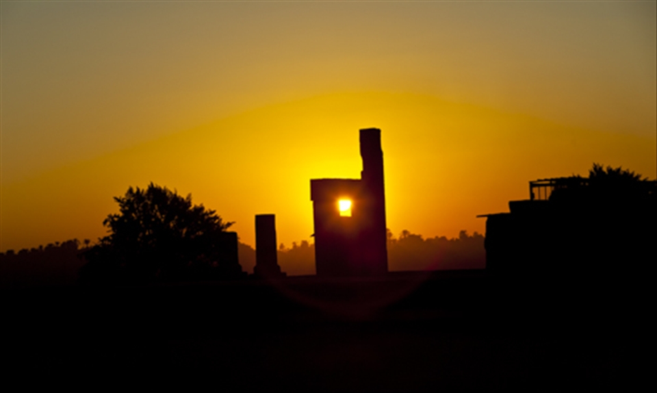 Sunset at Kom Ombo: Sunset presages end of old order and advent of revolution