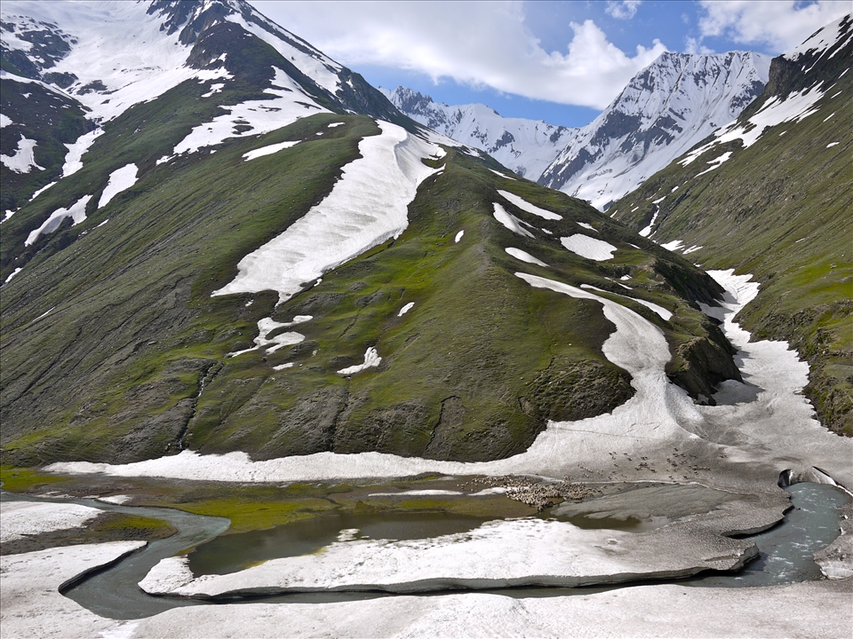 the spring thaw begins in the mountains and the shepherds are on the move