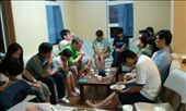 A Korean college team praying for the work we step going together.: by fujihiker, Views[248]