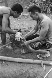 I was then handed from the local people to the geologists. How I saw it was that, when they handed me to the 'no-more-strangers,' they also handed their life, and their trust. They did not understand my future. They did not even know if the soil that they dug were prospectus. All that they knew was that they have given their best to accompany those 'no-more-strangers' in order to reach a succeed, whatever it really was.: by gabriellalodia, Views[513]