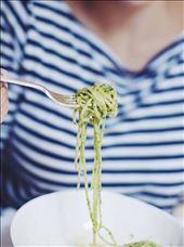 Linguine with homemade pesto: by gabriellasimonian, Views[238]