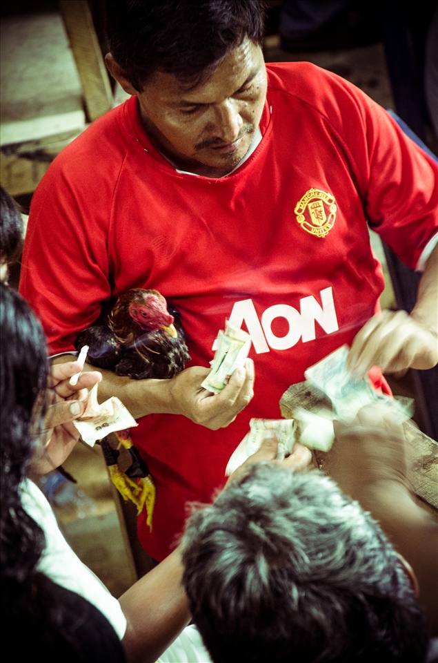 Adrenaline, alcohol and bets run wild before each battle.