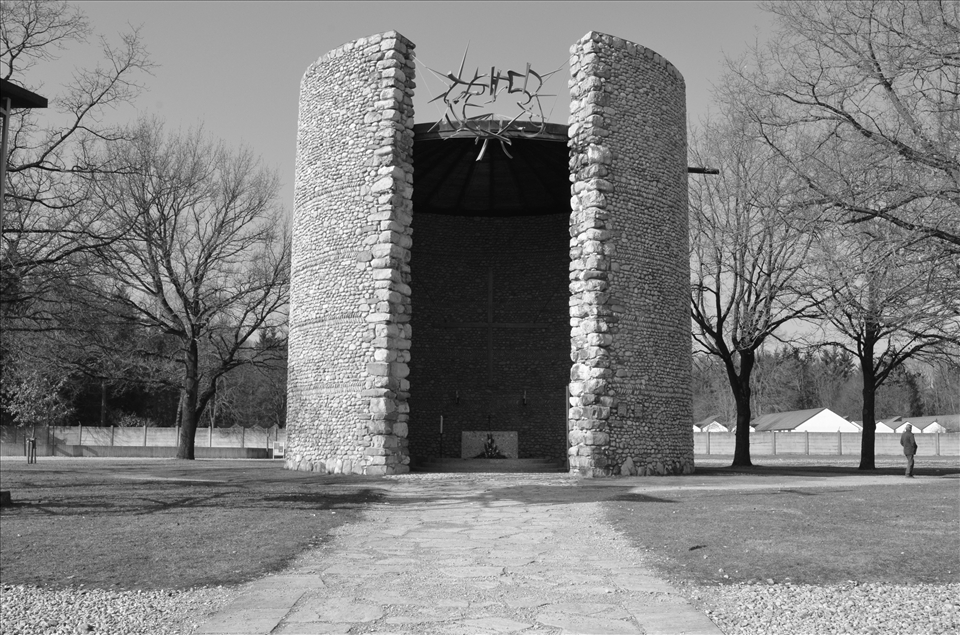 Religious memorials now stand on the site of so many lost lives