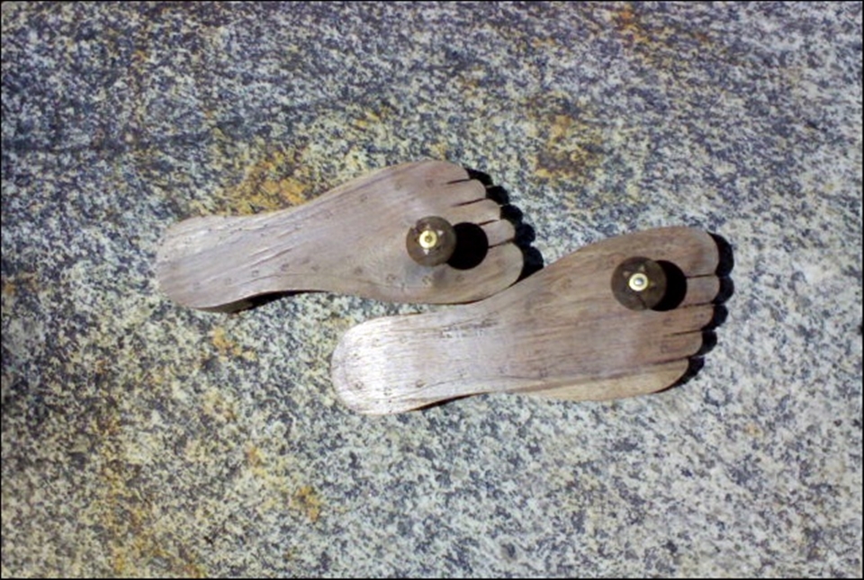 Slippers (made of wood) of Indian Sadhu (Saint)