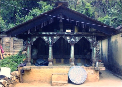 A home, in a village of Uttrakhand.
