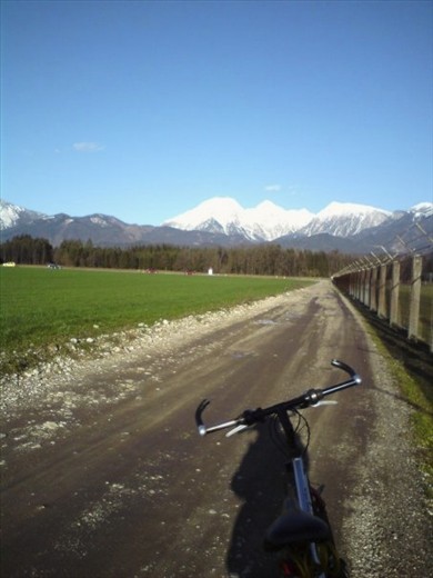 Slovenia. In Šenčur,a little town with an amazing view.